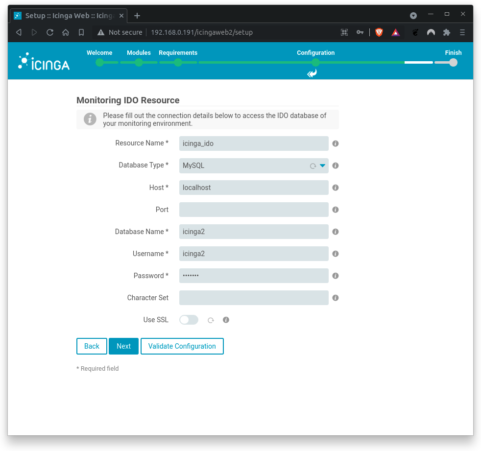 Icinga Web 2 Wizard